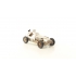 Raceauto zilver