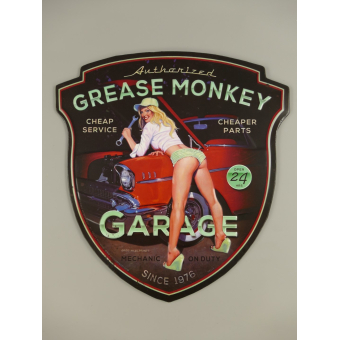 Grease monkey pinup