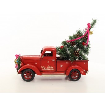 Kerst pickuptruck