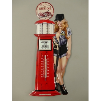Thermometer pinup rood